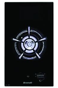 brandt 30cm 1 zone gas hob tg309xc1